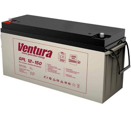 Аккумуляторная батарея 12 В, 158 Ач Ventura GPL 12-150 1
