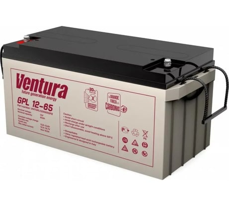 Аккумуляторная батарея 12 В, 71 Ач Ventura GPL 12-65