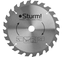 Диск пильный (160х20 мм; 24T) для циркулярных пил Sturm 9020-160х20x24T