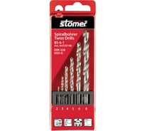 Набор сверл по металлу BS-6-1 STOMER 93729196