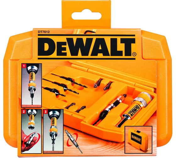 Набор 10 предметов DEWALT DT 7612-XJ