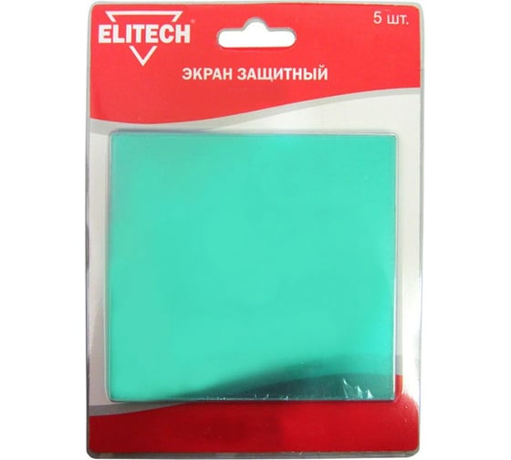 Экран защитный внутренний для маски сварщика МС 777К (5 шт.) Elitech 0604.000805