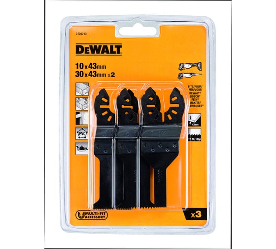 Набор насадок для многофункционального инструмента DEWALT DT 20713 1
