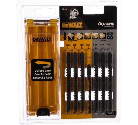 Набор пилок 10 шт. DEWALT DT 2296