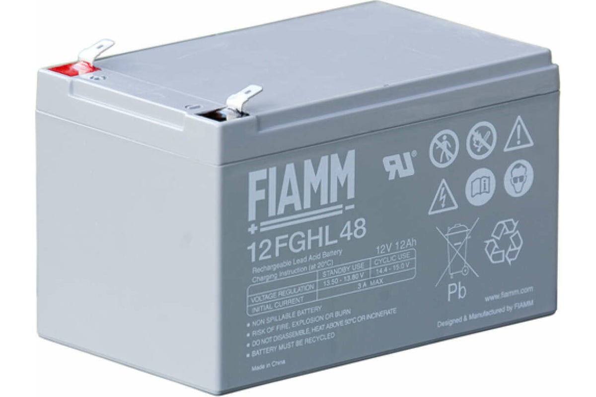 Батарея аккумуляторная 12 В, 12 Ач FIAMM 12FGHL48 - выгодная цена ...