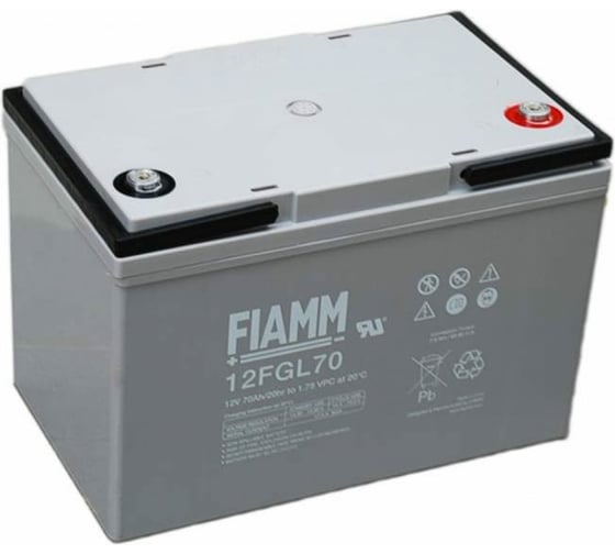 Батарея аккумуляторная 12 В, 70 Ач FIAMM 12FGL70 1