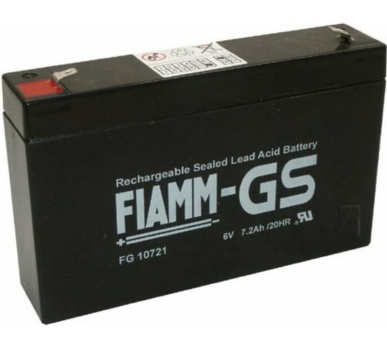 Батарея аккумуляторная 6 В, 7.2 Ач FIAMM FG10721