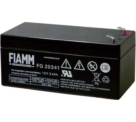 Батарея аккумуляторная 12 В, 3.4 Ач FIAMM FG20341 1