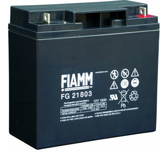 Батарея аккумуляторная 12 В, 18 Ач FIAMM FG21803