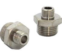Переходник (20 шт; 1/4 папа - 1/2 папа) Elitech 0704.003904