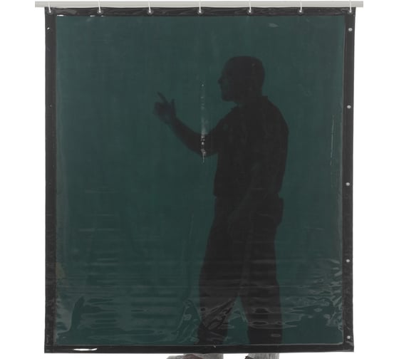 Защитная штора Dark Green 1750x1400x0.4 мм FABTEC 63945