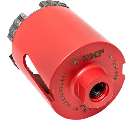 Коронка алмазная Turbo Fast Expert 68 мм, M16, Laser EKF dch-68-trb-m16