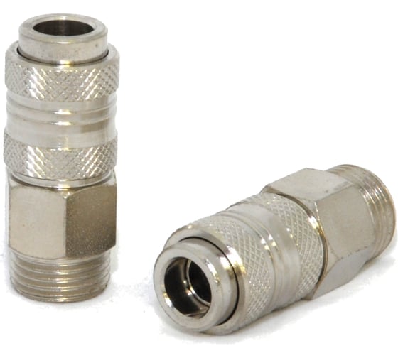 Переходник (20 шт; рапид мама - 1/4 папа) Elitech 0704.006204 1