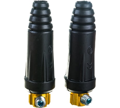 Вилка (2 шт; Dx50) для сварочного кабеля Elitech 0606.014900