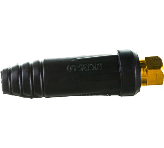 Вилка (2 шт; Dx50) для сварочного кабеля Elitech 0606.014900