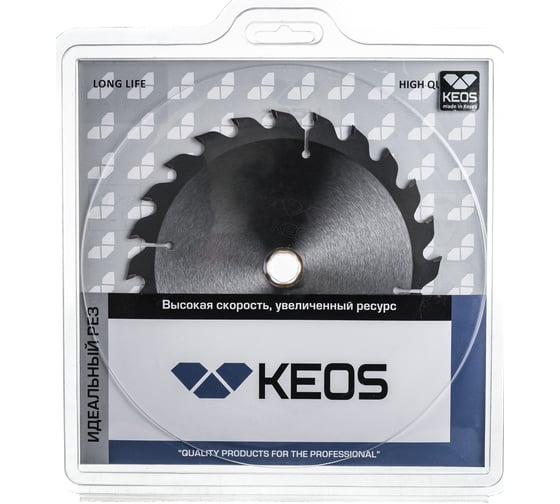 Диск пильный по дереву (160х20/16 мм; Z24) KEOS WB160.24