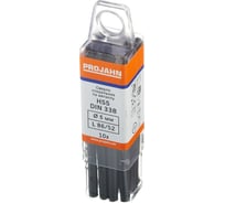 Спиральное сверло PROJAHN по металлу 5 мм, HSS, 5D, 118°, h8, DIN 338, Тип N ECO (упаковка 10шт) 10500