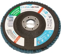 Круг лепестковый торцевой КЛТ 1, 125x22.23 мм, цирконий, P40 CARBODISK Н0160434 00-00016181