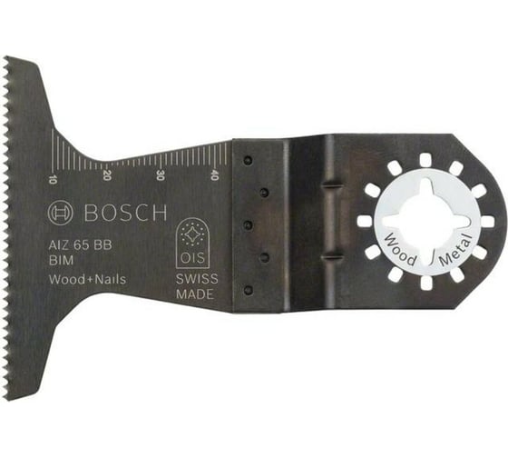 Полотно пильное погружное AIZ 65 BB BIM 65x40 мм Bosch 2608661901 1