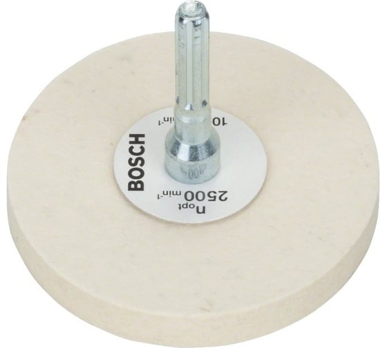 Войлок полировальный 80х10 мм Bosch 2608620647 1