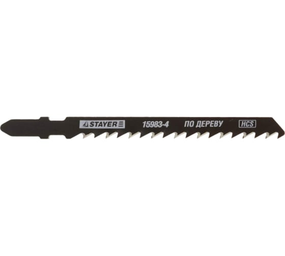 Пилка PROFI T144DP по дереву (3 шт; 75/4 мм) для лобзиков Stayer 15983-4 1