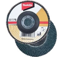 Диск шлифовальный лепестковый (125х22.2 мм; Z120) для УШМ Makita D-27919