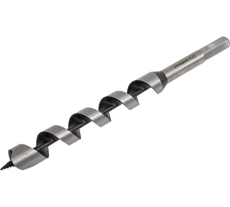 Сверло спираль Левиса (20х235 мм) по дереву Uragan 29465-235-20