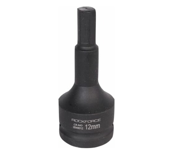 Головка-бита торцевая ударная удлиненная 6-гранная 12х100 мм, 3/4"DR Rockforce RF-2649012