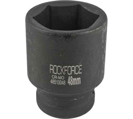 Головка торцевая ударная 6-гранная удлиненная 48х90 мм, 1"DR Rockforce RF-48510048