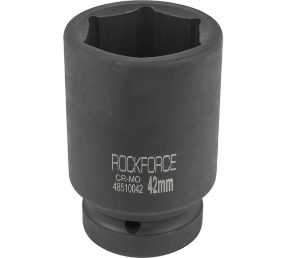Головка торцевая ударная 6-гранная удлиненная 42х90 мм, 1"DR Rockforce RF-48510042