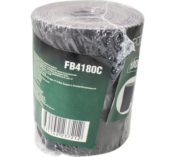 Бумага наждачная на тканевой основе в рулоне 100 мм, 10 м, P180 Rockforce RF-FB4180C(50937)