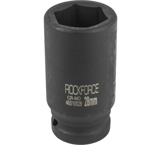 Головка торцевая ударная 6-гранная удлиненная 28х90 мм, 3/4"DR RF-46510028(51149) 1