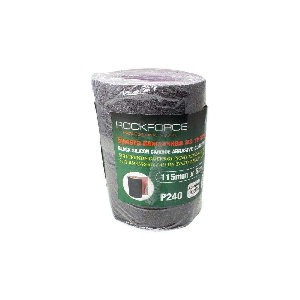 Бумага наждачная на тканевой основе в рулоне 115 мм, 5 м, P240 ...