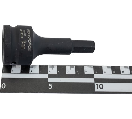 Головка торцевая ударная удлиненная 6-гранная 14х80 мм, 3/4"DR Rockforce RF-2649014