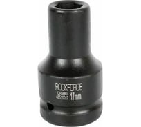 Головка торцевая 17 мм 1" 6-гранная ударная удлиненная 90 мм Rockforce RF-48510017(51152)