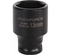 Головка торцевая ударная 6-гранная 13х35 мм, 1/4"DR Rockforce RF-42513 48079