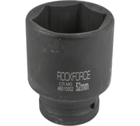 Головка торцевая ударная 6-гранная удлиненная 52х90 мм, 1"DR Rockforce RF-48510052
