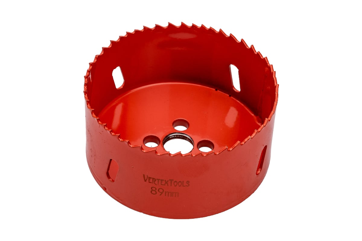 Коронка биметаллическая по металлу 89 мм vertextools 2525-89 - выгодная ...