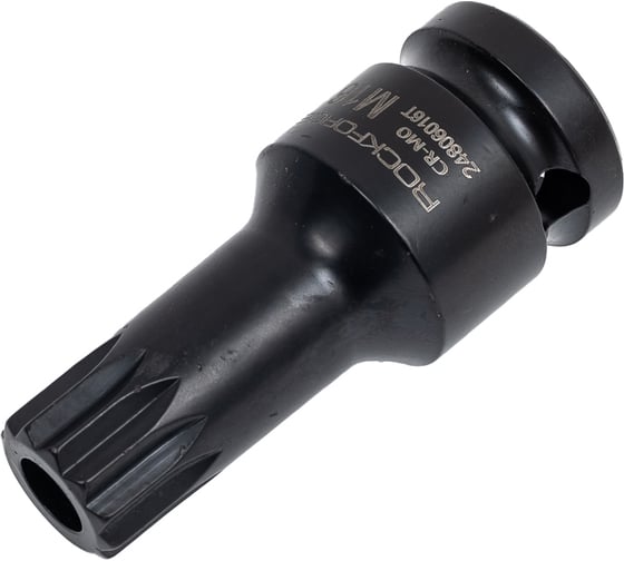 Головка-бита ударная SPLINE с отверстием M16, 1/2"DR ROCKFORCE RF-24806016T