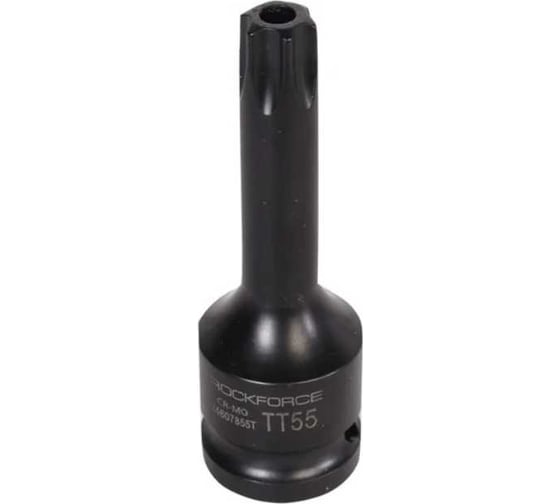 Головка-бита TORX ударная Rockforce 1/2", TH55 с отверстием RF-24607855T(48056)
