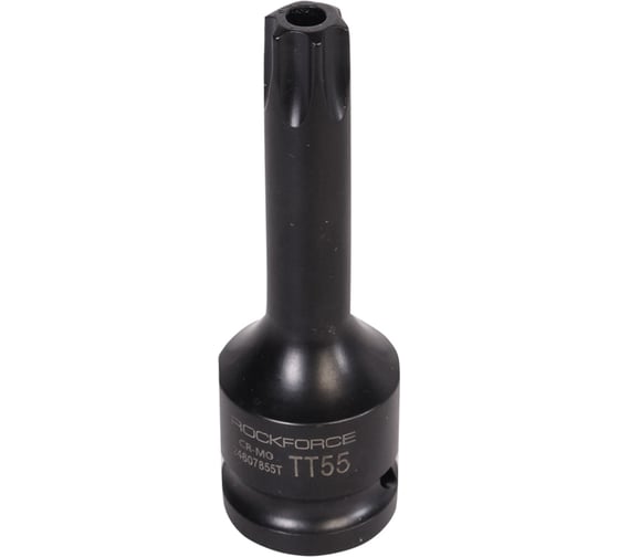 Головка-бита ударная TORX с отверстием TH55, 1/2"DR ROCKFORCE RF-24607855T 1
