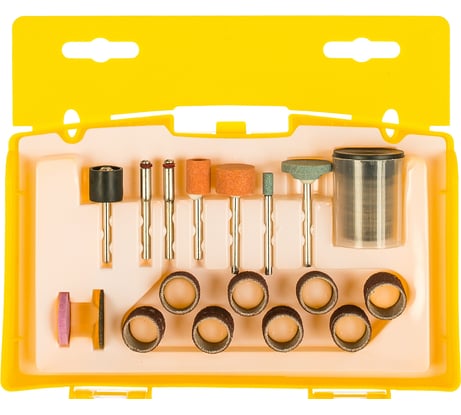 Набор мини-насадок в пластиковом кейсе (67 предметов) для гравировальных машин Stayer 29903-H67