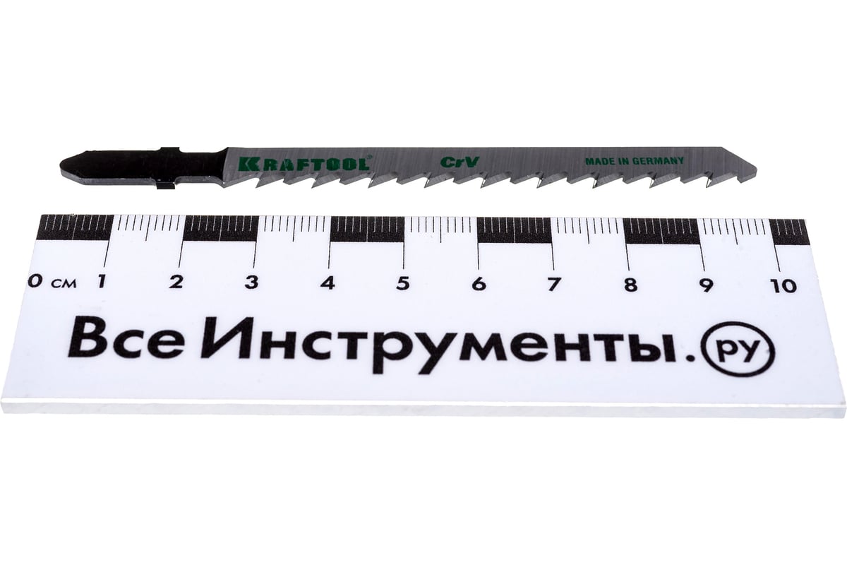 Пилки для электролобзика 5 шт. (Cr-V; чистый рез; EU-хвост.; шаг 4 мм ...
