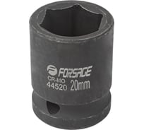 Головка ударная 6-гранная 20 мм, 1/2"DR Forsage F-44520(52601)