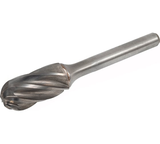 Бор-фреза форма С цилиндр со сферическим концом, ALU, 12х25х70 мм, хв-к 6 мм D.BOR D-RB-AC-C-12-070-6 1