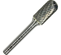 Бор-фреза форма С цилиндр со сферическим концом, DC, 6х18х63 мм, хв-к 6 мм D.BOR D-RB-DC-C-06-063-6