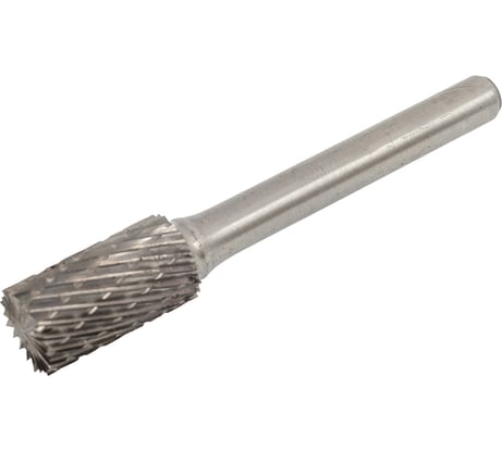 Бор-фреза форма В цилиндр с торцовыми зубьями, DC, 10х20х65 мм, хв-к 6 мм D.BOR D-RB-DC-B-10-065-6