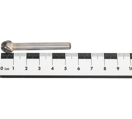 Бор-фреза форма D сфера, ALU, 10х9х54 мм, хв-к 6 мм D.BOR D-RB-AC-D-10-054-6