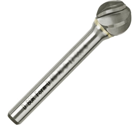 Бор-фреза форма D сфера, ALU, 12х11х56 мм, хв-к 6 мм D.BOR D-RB-AC-D-12-056-6