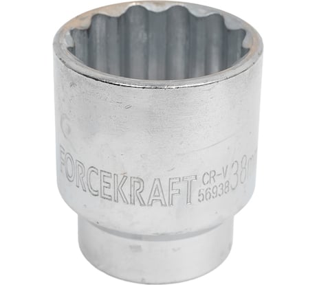 Головка торцевая 12-гранная (38 мм; 3/4''DR) Forcekraft FK-56938(52281)